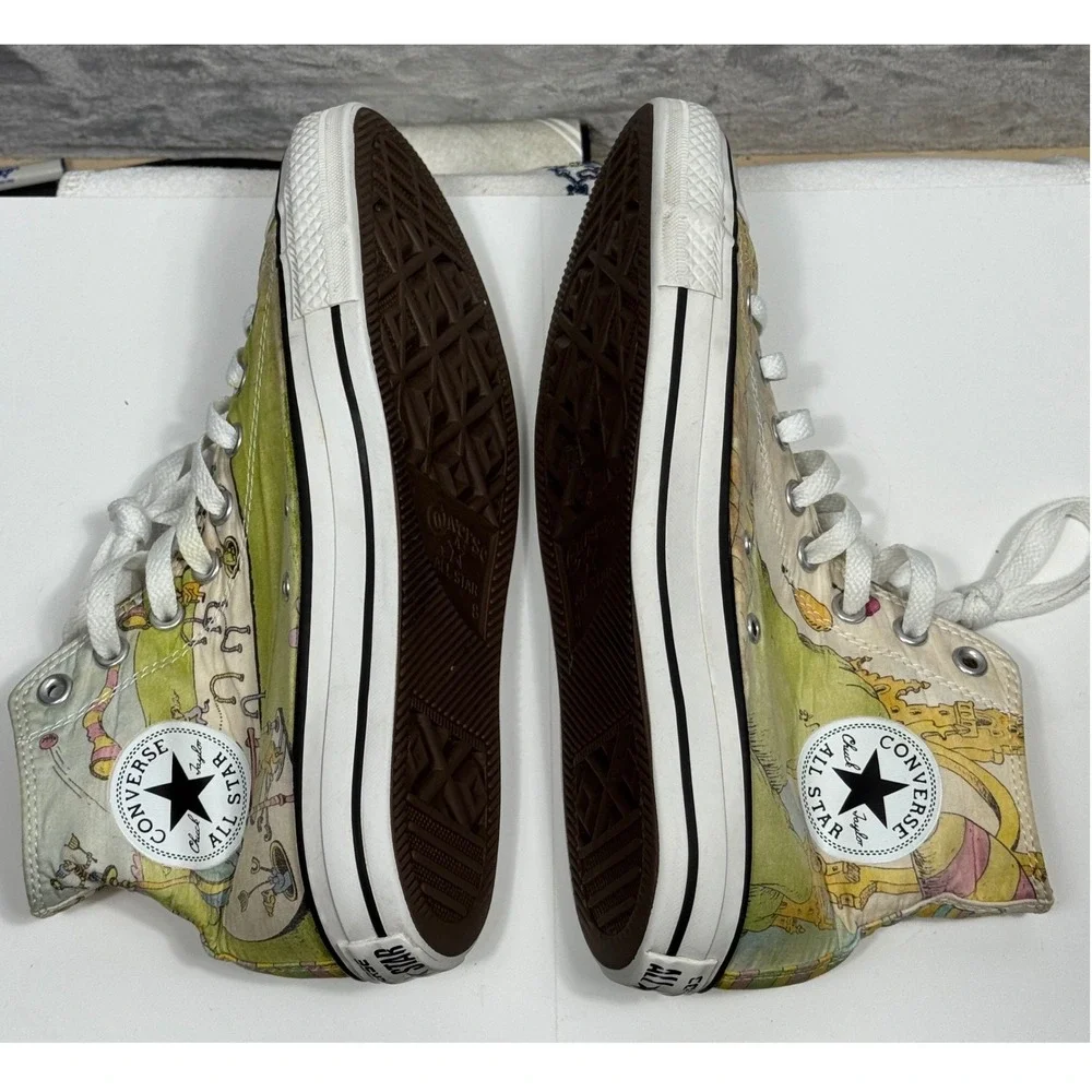 Converse Chuck Taylor Hi Dr Seuss Oh The Places Youll Go Sneakers Mens 8 W10 - Picture 5 of 10